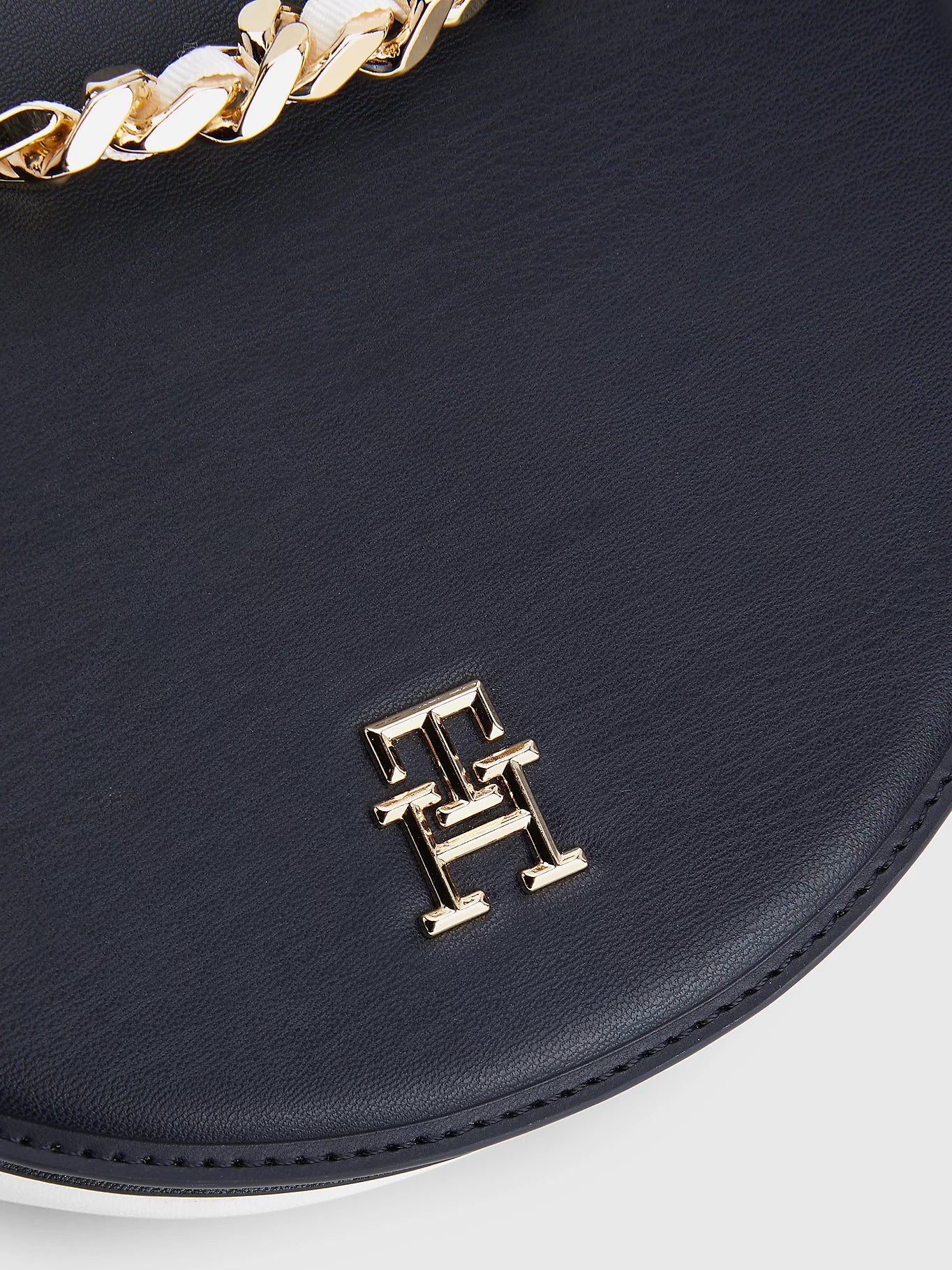 Tommy Hilfiger Saddle Bag in Navy and White
