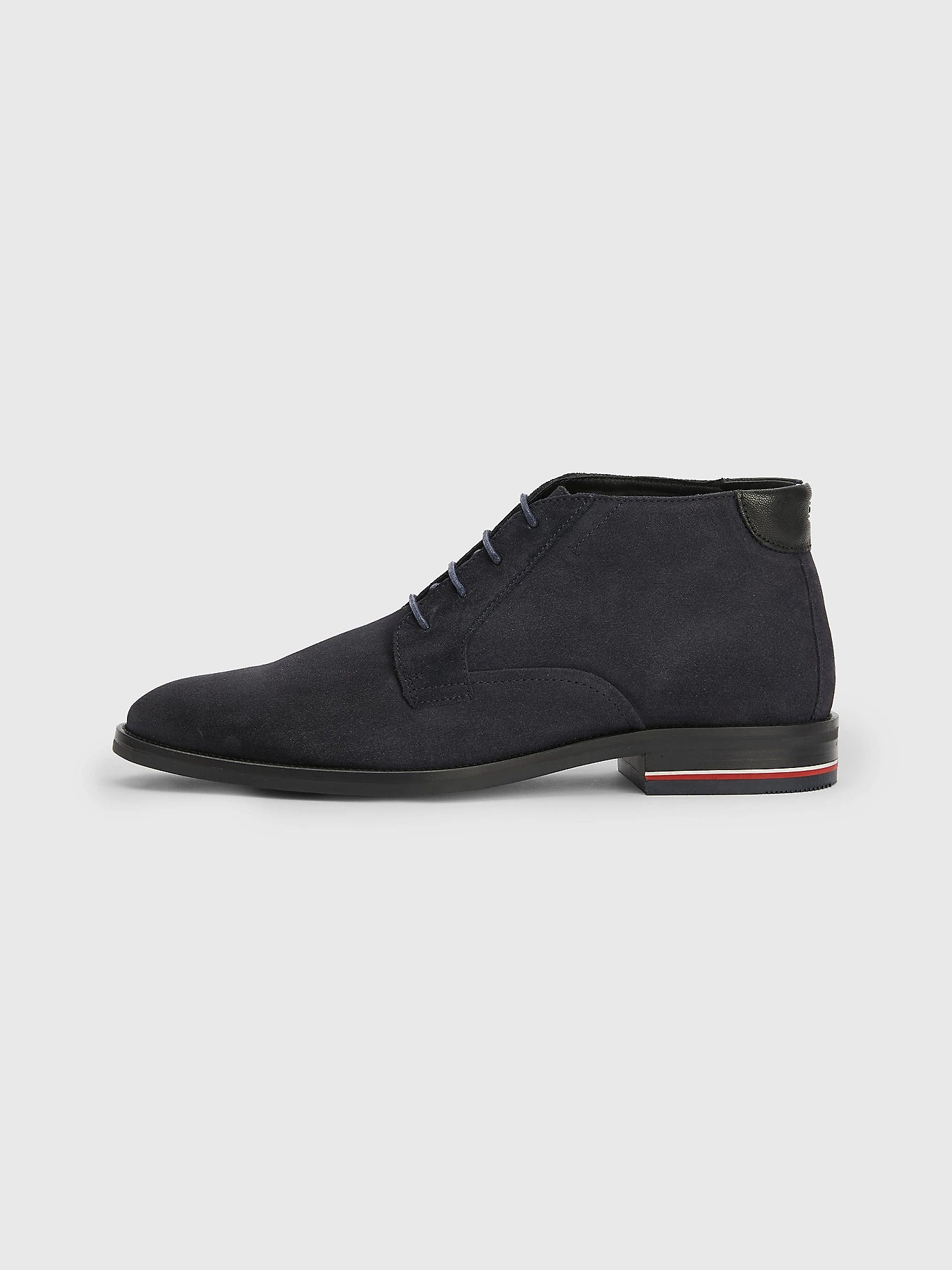 Tommy Hilfiger MENS Signature Suede Boot Navy