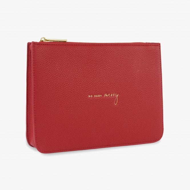 Stylish Structured Pouch So Very Merry - KATIE LOXTON