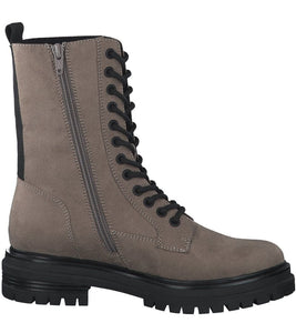 S Oliver Taupe Suede Boots