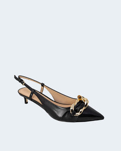 GUESS KITTEN HEELED SHOES JAZARA BLACK